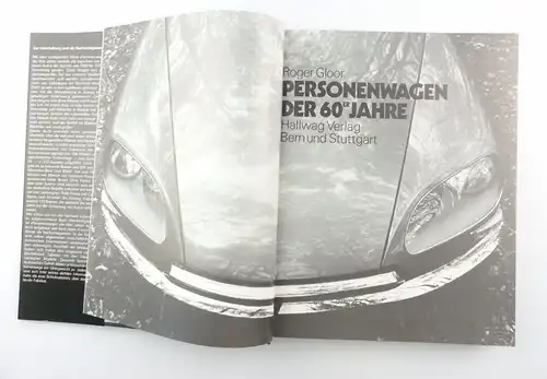 #e6771 Buch: Personenwagen der 60er Jahre Modelle von 1960 bis 1970 mit Einband!