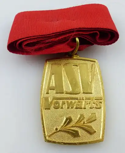 Medaille: ASV Vorwärts Armeesportvereinigung, goldfarben, Orden2536