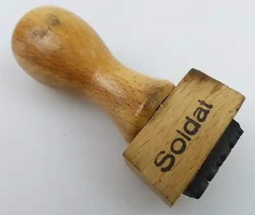 original alter Stempel: Soldat (so202)