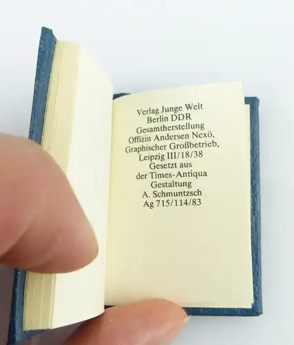 Minibuch Wie man Arbeiten muss Verlag Junge Welt Berlin 1983  / r048