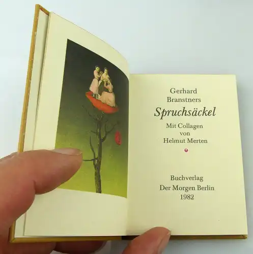 Minibuch: Branstners Spruchsäckel, Verlag der Morgen Berlin 1982/ r045