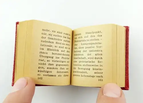 #e4362 Minibuch: Manifest der Kommunistischen Partei - Dietz Verlag Berlin 1967