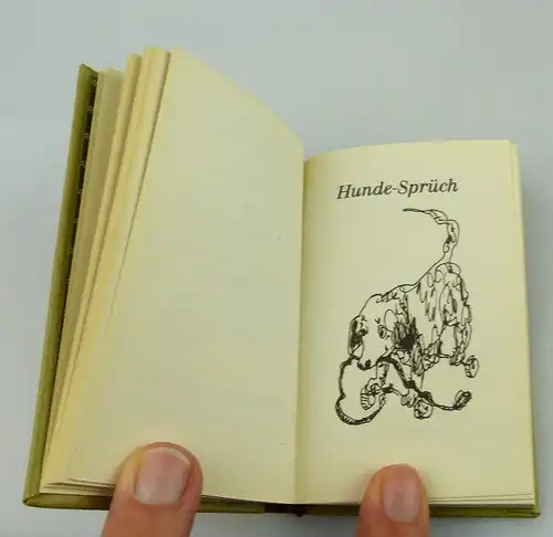 Minibuch:Katzen-,Hund- und Pferde- Sprüche, Graphischer Großbetrieb Leipzig/r036