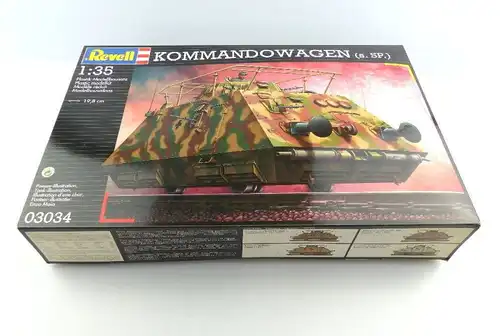 #e3095 Revell Modellbau Kommandowagen (s.SP.) 1:35 Panzer 03034 19,8 cm Niveau 4