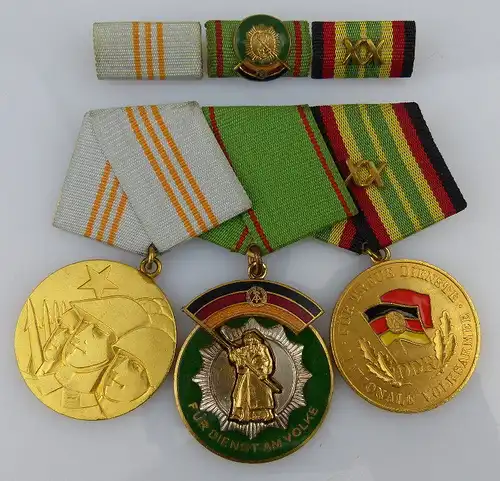 3er Spange Ehrenzeichen Deutsche Volkspolizei Medaille Waffenbrüder Orden1956