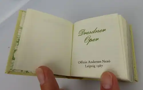 Minibuch: Dresdner Oper Offizin Andersen Nexö Verlag Zeit im Bild bu0355