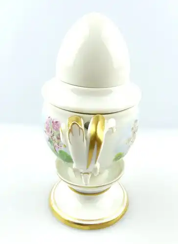 #e3866 Schöne alte chinesische Eierschale von PMP Plaue handbemalt S. Beck