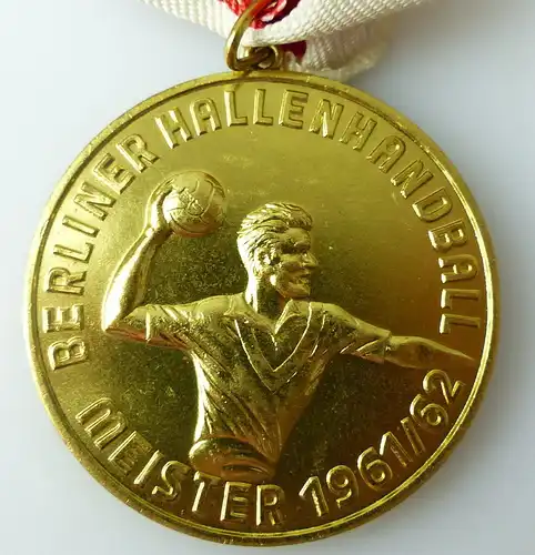 Medaille Berliner Hallenhandball Meister 1961/62 r374