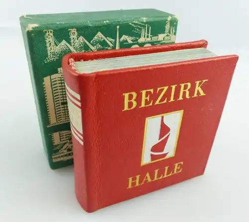 Minibuch: Bezirk Halle im 30. Jahr der DDR Verlag Zeit im Bild Dresden 1979 e128