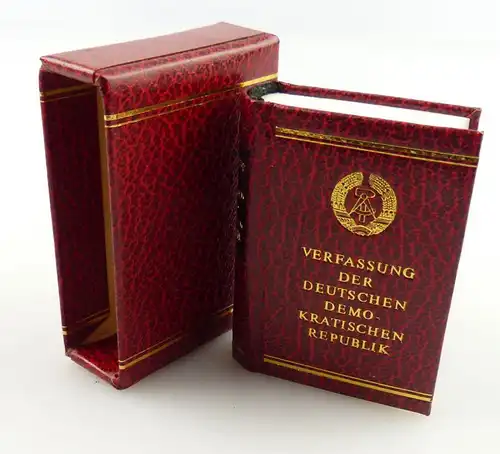 Minibuch Verfassung der DDR Staatsverlag der DDR Berlin 1975  r668