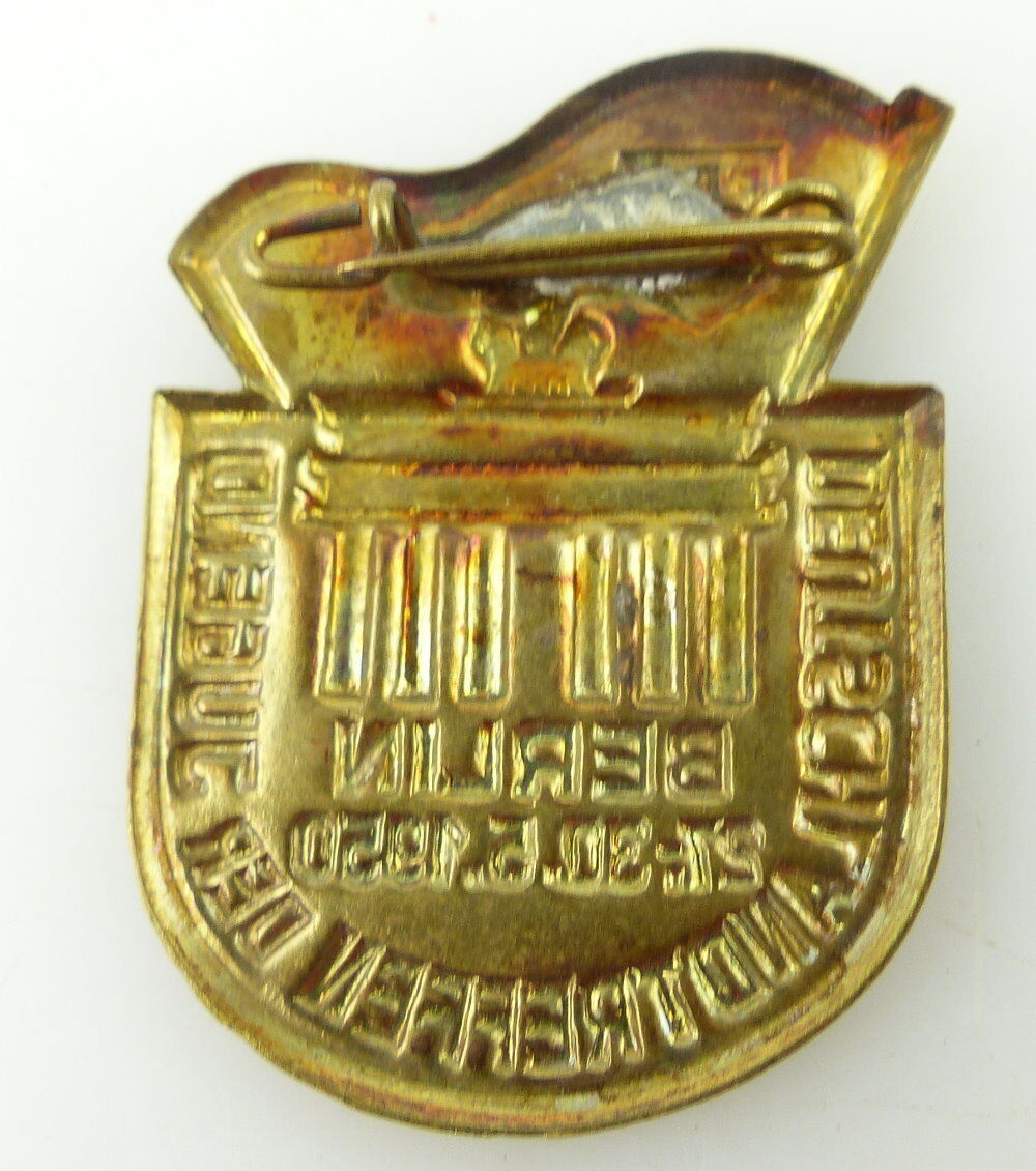 e1936 Berlin 1950 Deutschlandtreffen der Jugend goldfarben Nr