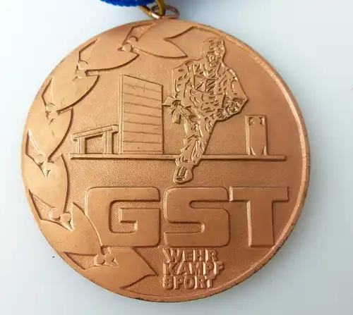 Medaille : GST Wehrkampfsport Meisterschaft der DDR 1986 / r352