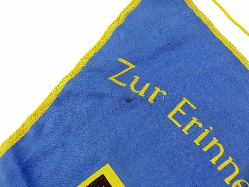 #e7127 Original alter Wimpel DDR zur Erinnerung Wanderpokal 1960 FDJ defekt