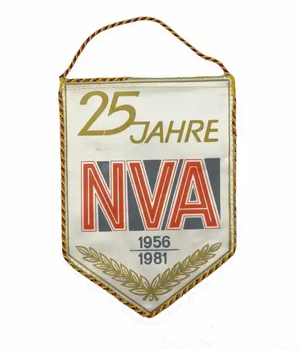 #e7126 Original alter Wimpel DDR 25 Jahre NVA 1956-1981