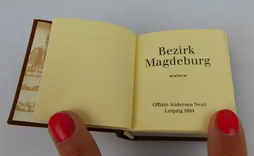 Minibuch Bezirk Magdeburg Offizin Andersen Nexö Verlag Zeit im Bild bu0329