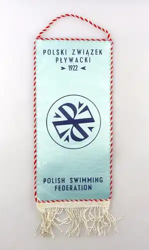 #e6414 Wimpel Polish Swimming Federation Polski Zwiazek Plywacki 1922