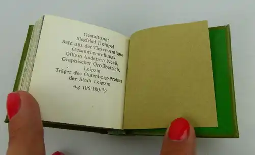 Minibuch Die Volkspolizei Offizin Andersen Nexö politische Verwaltung bu0325
