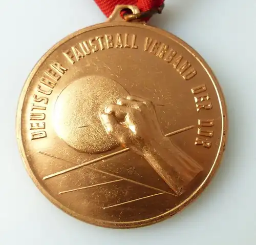 Medaille DDR - Meisterschaften im Faustball Verband der DDR Stufe Bronze/ r337