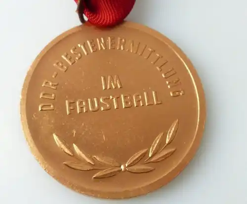 Medaille DDR - Meisterschaften im Faustball Verband der DDR Stufe Bronze/ r337