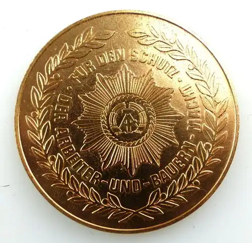 #e3041 Medaille: Wachkommando Missionsschutz Berlin bronzefarben