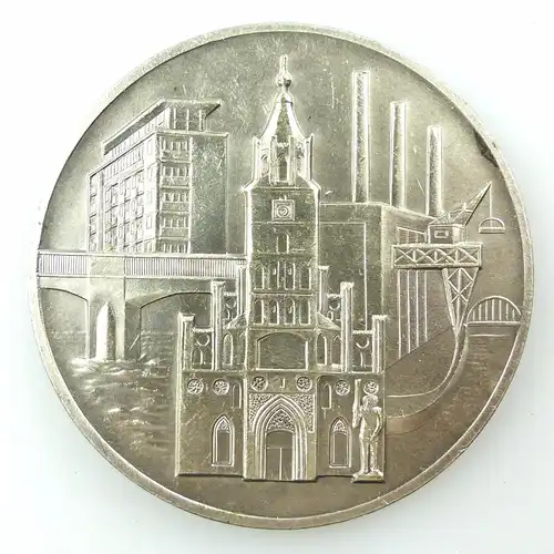 #e5269 Original alte Medaille / Plakette Brandenburg - Havel DDR