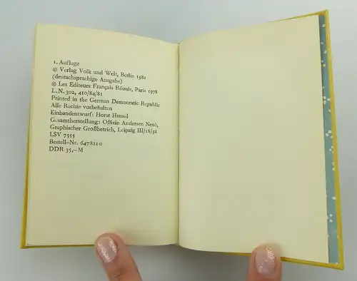 Minibuch: Bip träumt Verlag Volk und Welt Berlin Klaus Möckel e103