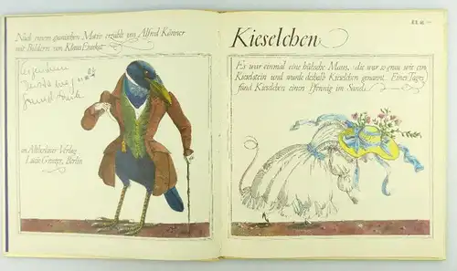 Kinderbuch: Kieselchen erzählt von Alfred Könner, Bilder von Klaus Ensikat e837