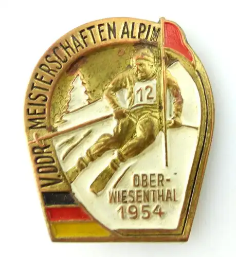 Abzeichen: V. DDR Meisterschaften Alpin Oberwiesenthal 1954 e1498