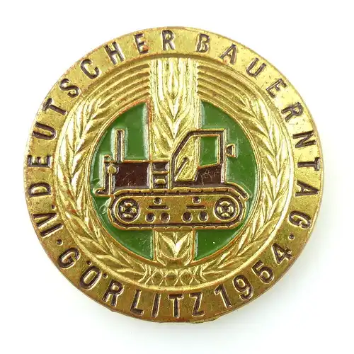 #e1892 IV. Deutscher Bauerntag Görlitz 1954 goldfarben