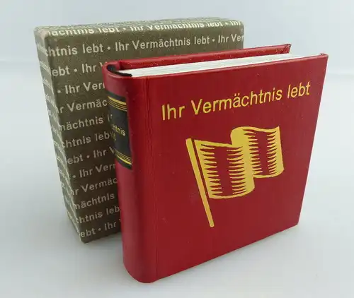 Minibuch: Ihr Vermächtnis lebt Verlag Zeit im Bild Dresden e096
