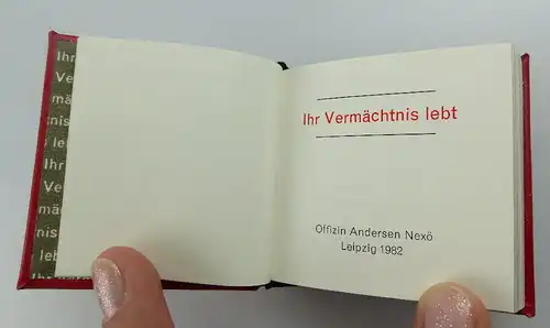 Minibuch: Ihr Vermächtnis lebt Verlag Zeit im Bild Dresden e096