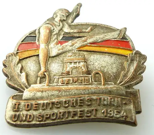 Abzeichen: I. deutsches Turn- und Sportfest 1954 e1485