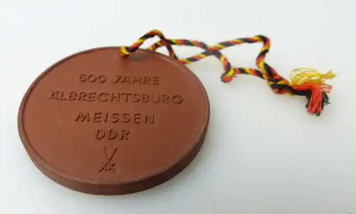 Meissen Medaille 500 Jahre Älbrechtsburg Meissen DDR 1471 bis 1971 bu0652