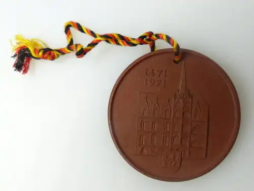 Meissen Medaille 500 Jahre Älbrechtsburg Meissen DDR 1471 bis 1971 bu0652