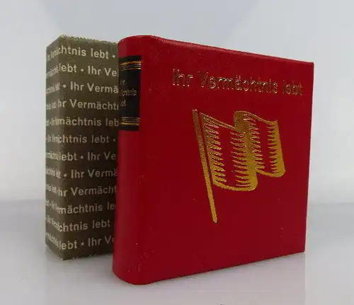 Minibuch: Ihr Vermächtnis lebt Verlag Zeit im Bild Dresden 1982 bu0296
