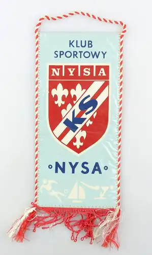 #e6387 Original alter Wimpel Klub Sportowy NYSA KS NYSA