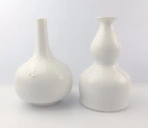 #e5235 2 dekorative Wallendorf Porzellan Vasen