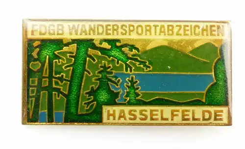 #e5637 Abzeichen FDGB Wandersportabzeichen Hasselfelde