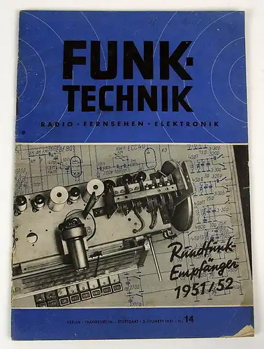 Zeitschrift: Funktechnik Nr. 14 von 1951