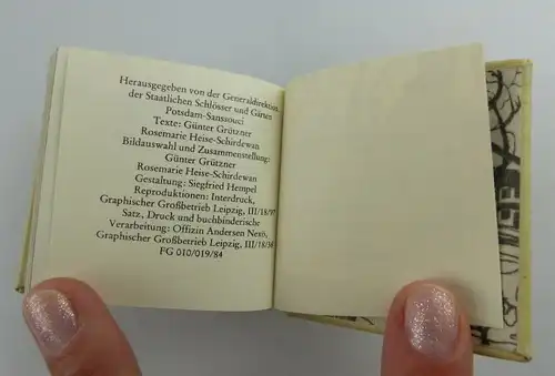 Minibuch : Cecilienhof - Graphischer Großbetrieb Leipzig 1984 e077