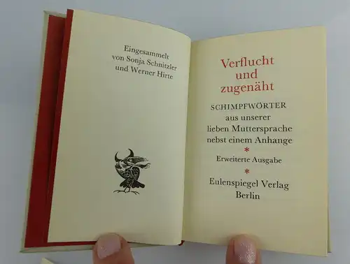 Minibuch: Verflucht und zugenäht, Eulenspiegel Verlag Berlin e076