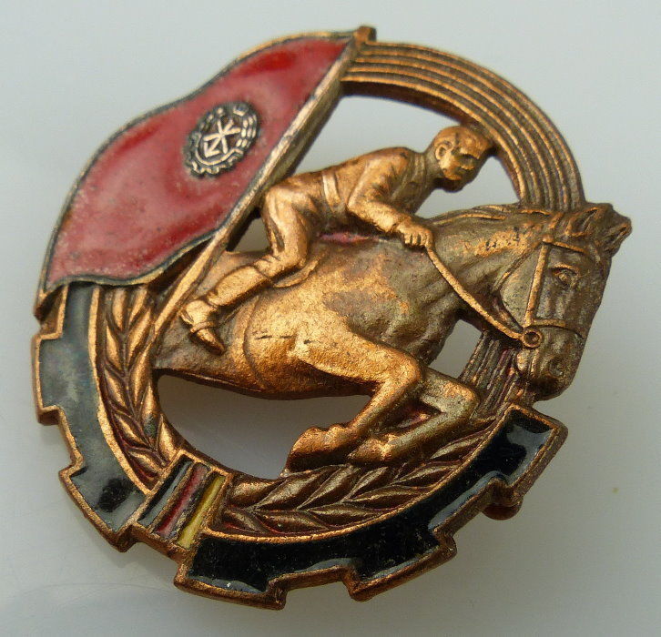 Abzeichen Pferdesport Leistungsabzeichen Bronze vgl Band VII Nr 883 Orden2267 