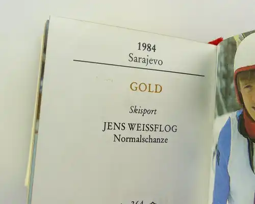 e9322 Nummeriertes Minibuch DTSB mit Vollgoldschnitt Olympische Spiele DDR