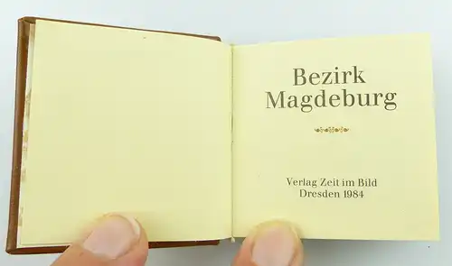 Minibuch : Bezirk Magdeburg, Verlag Zeit im Bild Dresden 1984  /r599