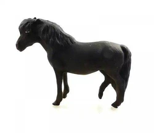 e9373 Antikspielzeug Tier Masse Figur wohl Lineol 50er Jahre Pony