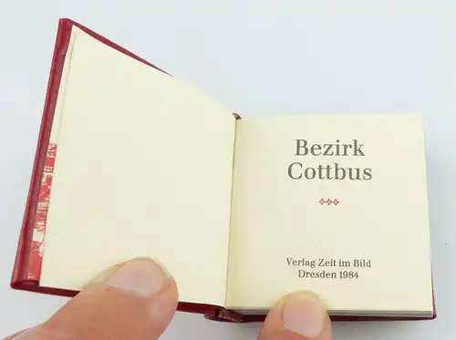 Minibuch : Bezirk Cottbus, Verlag Zeit im Bild Dresden 1984 /r595