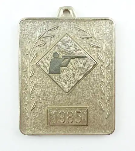 e9359 Plakette silberfarben 1985 DDR Wanderpokal des Bundesvorstandes des FDGB