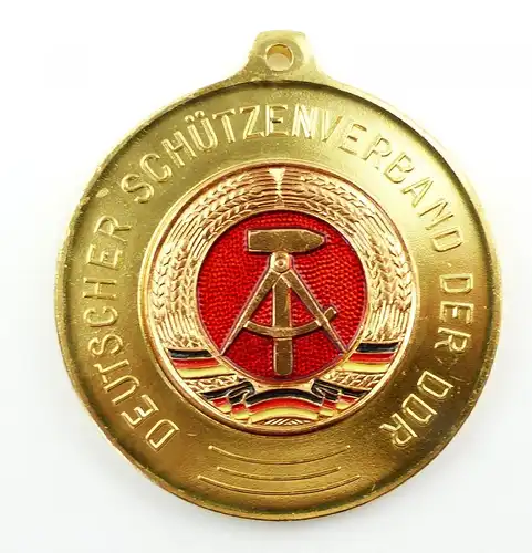 e9356 GST Medaille Internationaler Wettkampf Deutscher Schützenverband gold