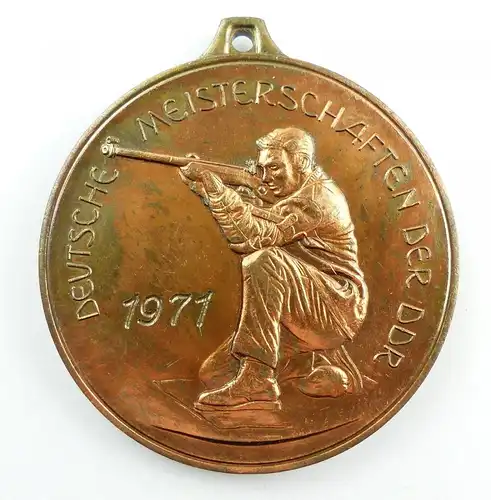e9353 GST Medaille Deutsche Meisterschaften der DDR 1971 Schützenverband