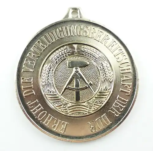 E9351 GST Medaille Meisterschaft der DDR silberfarben